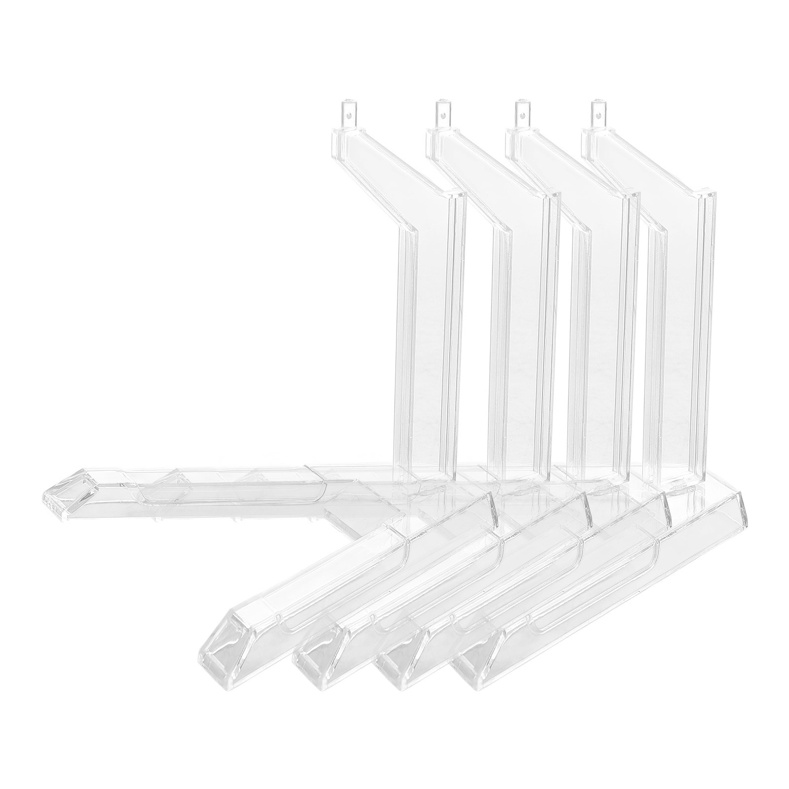 Action Figure Stand - 4 unidades de bases transparentes para