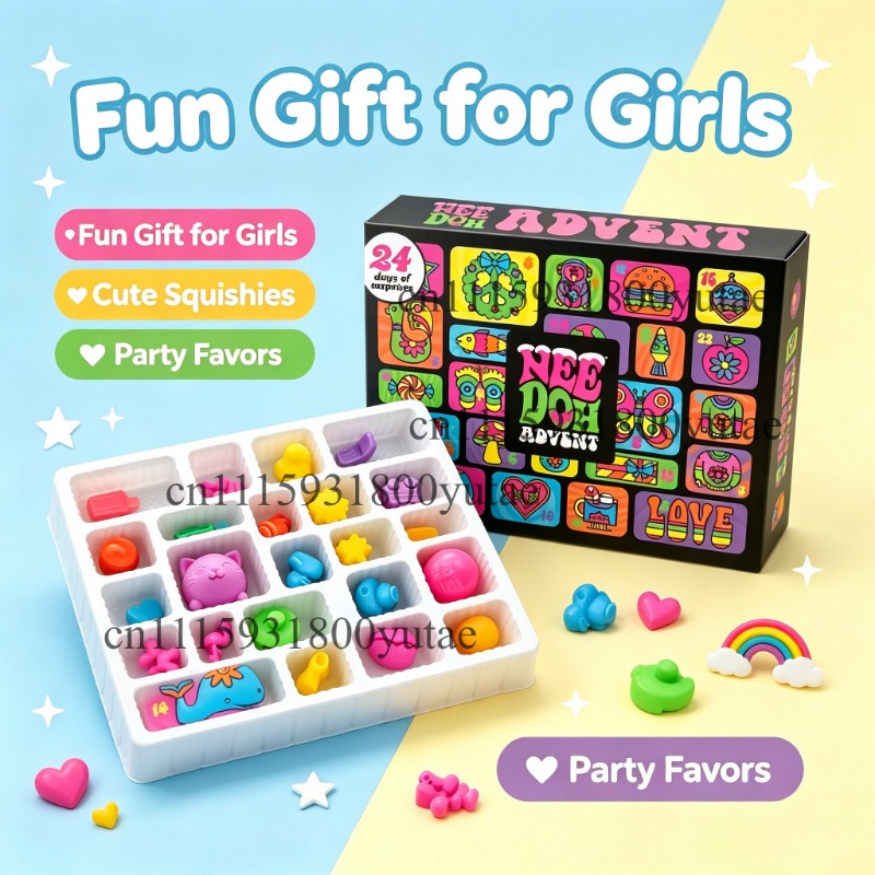 Fidget Cube Original - Calendário do Advento de Natal, Caixa