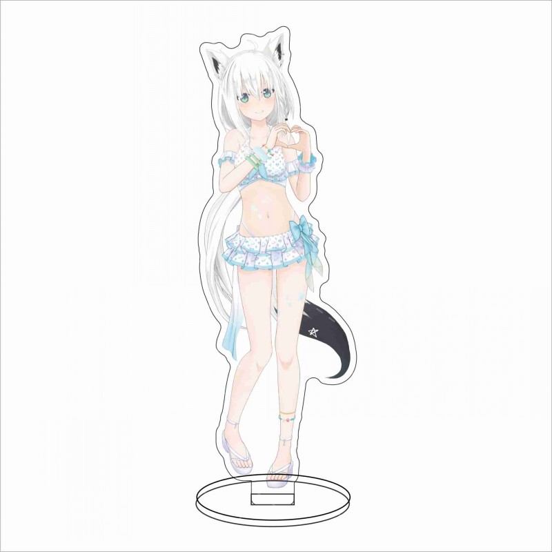 16CM Anime Hololive Shirakami  - Figma Stand Set avaliação e preço