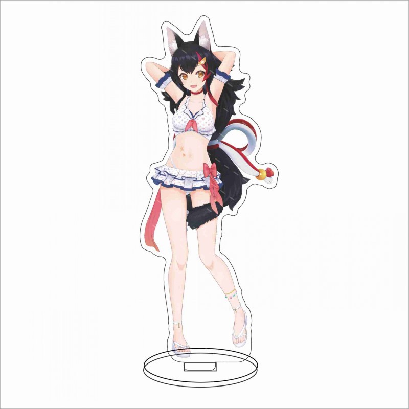 16CM Anime Hololive Shirakami  - Figma Stand Set avaliação e preço