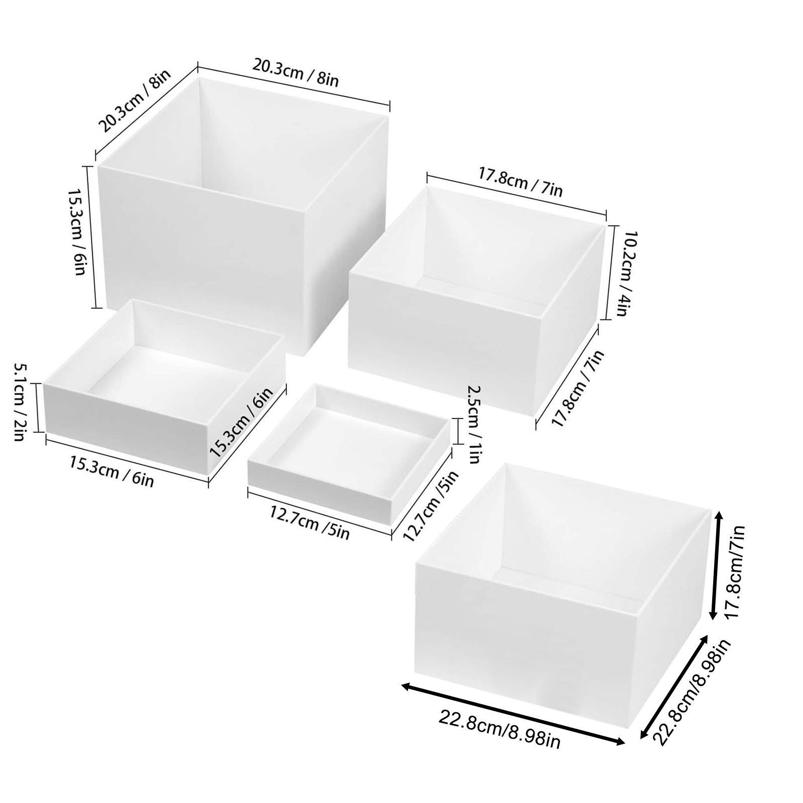 Suportes e bases empilháveis p - Display Risers Set avaliação e preço